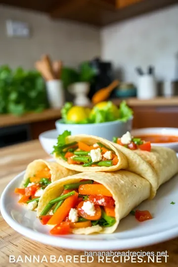 Vegetable Wraps with Imli Chutney and Banana Hummus Dip steps
