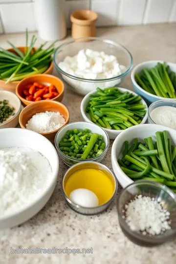 Savory Chinese Scallion Pancakes ingredients