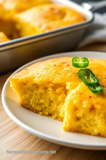 Spicy Mexican Cornbread Recipe with Jiffy presentation