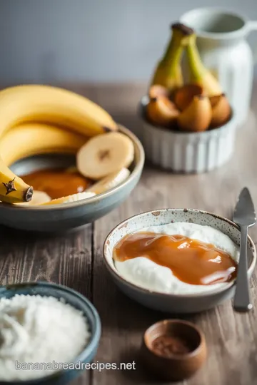Bake Banana Bundt Cake with Rich Toffee Sauce ingredients