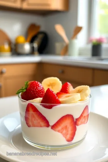 Strawberry Banana Yogurt Parfait Delight steps