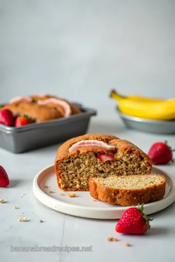 Strawberry Swirl Banana Bread: A Delightful Twist on a Classic presentation
