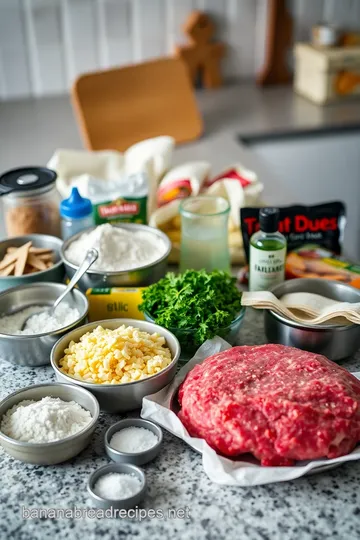 Ultimate Flat Bread Smash Burgers ingredients