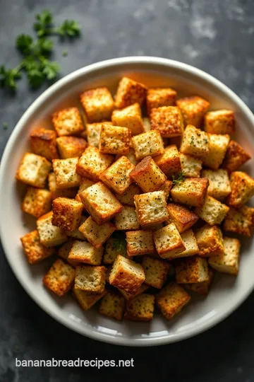 Ultimate Texas Toast Croutons presentation